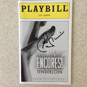 Patrick Wilson Signed Playbill Tenderloin Autographed City Center's Encores!